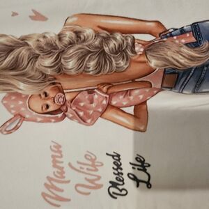 Pink Sleeveless Graphic Tank Top